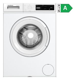 Picture of NordMende White 8kg Washing Machine 1200rpm Inverter Motor A Rated
