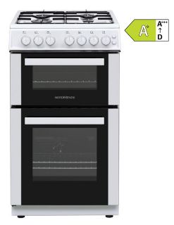 Picture of NordMende FS 50cm Twin Cavity LPG Gas Cooker White