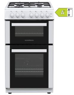 Picture of NordMende FS 50cm Twin Cavity Natural Gas Cooker White