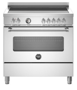 Picture of Bertazzoni Master 90cm Range Cooker Single Oven Induction Stainless Steel