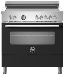 Picture of Bertazzoni Master 90cm Range Cooker Single Oven Induction Matt Black