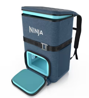 Picture of Ninja Outdoor FrostVault Go 23 litre 36 can Backpack Soft Cooler with Cold Dry Zone Navy