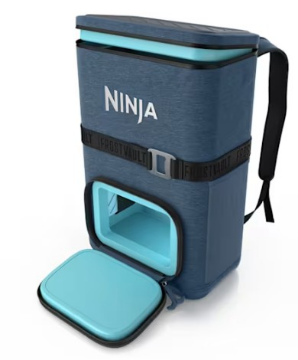 Picture of Ninja Outdoor FrostVault Go 17 litre 24 Can Backpack Soft Cooler with Cold Dry Zone Navy