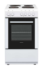 Picture of NordMende FS 50cm Single Cavity Electric Static Cooker with Solid Plates White