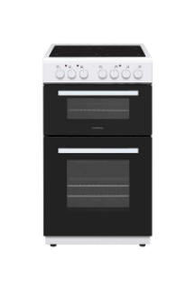 Picture of NordMende FS 50cm Twin Cavity Electric Fan Cooker with Ceramic Top White