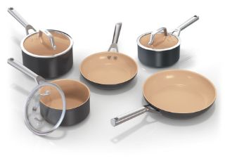 Picture of Ninja Extended Life Ceramic 5 Piece Frying Pan & Saucepan Set