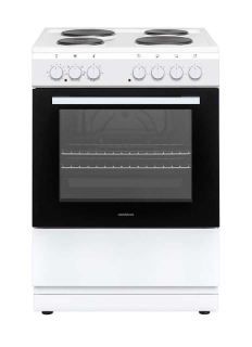 Picture of NordMende FS 60cm Single Cavity Electric Static Cooker with Solid Plates White