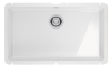 Picture of Franke Kubus Single Bowl Undermounted Sink Ceramic Glossy White