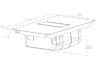 Picture of Elica 83cm NikolaTesla ALPHA B Aspirating Induction Hob - Recycling Back Outlet Kit Included in the Box