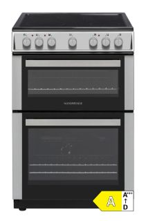 Picture of NordMende FS 60cm Double Cavity Electric Fan Cooker Stainless Steel with Ceramic Top Stainless Steel