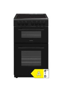 Picture of NordMende FS 50cm Twin Cavity Electric Fan Cooker with Ceramic Top Black