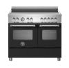 Picture of Bertazzoni Master 100cm Range Cooker Twin Oven Induction Matt Black