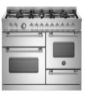 Picture of Bertazzoni Master 100cm Range Cooker XG Oven Dual Fuel Stainless Steel