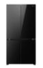 Picture of Hisense 91.1cm x 190cm Freestanding 4 Door Fridge Freezer Black Glass