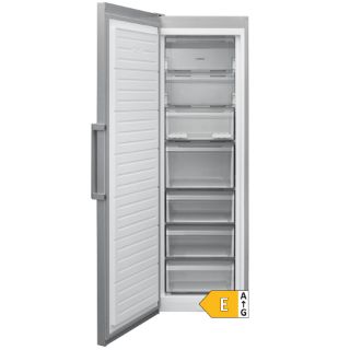 Picture of NordMende 60cm Freestanding 186cm Tall NoFrost Freezer Real Stainless Steel