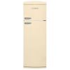 Picture of NordMende 605mm Freestanding Retro 1791mm Tall Top Mount Fridge Freezer Gloss Cream