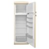 Picture of NordMende 605mm Freestanding Retro 1791mm Tall Top Mount Fridge Freezer Gloss Cream