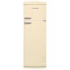 Picture of NordMende 605mm Freestanding Retro 1791mm Tall Top Mount Fridge Freezer Gloss Cream