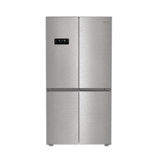 Picture of Whirlpool 91cm Freestanding French Door Total No Frost Fridge Freezer Non-Plumbed Auto Ice Maker Pearl Inox