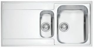 Picture of Franke Maris 1.5 Bowl Inset Sink LHD Stainless Steel