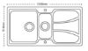 Picture of Carron Phoenix Zeta 1.5 Bowl Inset Sink Reversible Stainless Steel