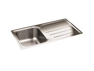 Picture of Carron Phoenix Adelphi Single Bowl Inset Sink Reversible Stainless Steel