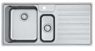 Picture of Franke Bell 1.5 Bowl Flushmounted Sink RHD Stainless Steel