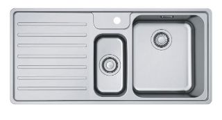 Picture of Franke Bell 1.5 Bowl Flushmounted Sink LHD Stainless Steel