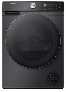 Picture of Hisense 9kg Freestanding Tumble Dryer Heat Pump Smart WiFi LED Display Black SPECIAL
