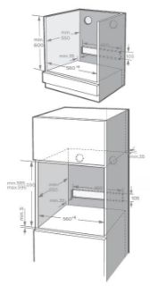 Picture of NordMende Built In 72L Multifunction Oven Catalytic Liners Interior Digital Programmer Black Glass