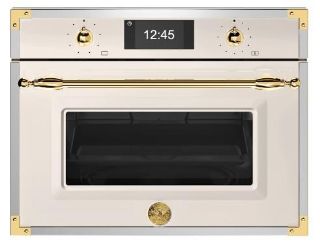 Picture of Bertazzoni Heritage Series TFT 45cm Combi-Steam Oven Ivory/Gold