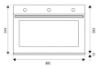 Picture of Bertazzoni Professional 90cm Electric Built-In Oven Carbonio 100L