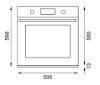 Picture of Bertazzoni Pro Series LCD 60cm Oven 11 Functions PYRO Stainless Steel