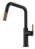 Picture of Franke Maris Stripes U Pull-Down Nozzle Tap Matt Black/Copper