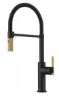 Picture of Franke Maris Stripes Semi Pro Pull-Out Spray Tap Matt Black/Gold