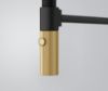 Picture of Franke Maris Stripes Semi Pro Pull-Out Spray Tap Matt Black/Gold