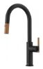 Picture of Franke Maris Stripes J Pull-Down Nozzle Tap Matt Black/Copper