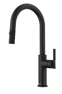 Picture of Franke Maris Stripes J Pull-Down Nozzle Tap Matt Black