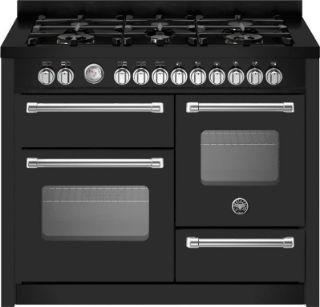 Picture of Bertazzoni Master 110cm Range Cooker XG Oven Dual Fuel All Matt Black