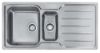 Picture of Franke Ascona EVO Maxi Sleeve 1.5 Bowl Single Drainer Reversible Sink Stainless Steel Wastes Included in Sleeve