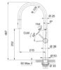 Picture of Franke Pescara J Pull-Down Spray Tap Stainless Steel