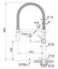 Picture of Franke Pescara Semi Pro Pull-Out Spray Tap Stainless Steel