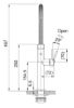 Picture of Franke Pescara Semi Pro Pull-Out Spray Tap Stainless Steel