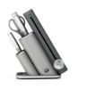 Picture of Ninja StaySharp 13-Piece Knife Block Set and Removable Sharpener - White/Grey