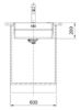 Picture of Franke Box Pro Single Bowl Inset Slimtop 53cm Included Rollamat Chopping Board Stainless Steel Strainer Bowl 