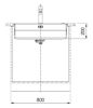 Picture of Franke Box Pro Single Bowl Inset Slimtop 73cm Included Rollamat Chopping Board Stainless Steel Strainer Bowl 