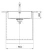 Picture of Franke Box DrainMax Single Bowl Undermounted or Inset Sink Stainless Steel 69cm