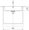 Picture of Franke Box DrainMax Single Bowl Undermounted or Inset Sink Stainless Steel 84cm