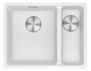Picture of Franke Maris 1.5 Bowl Inset Sink RHSB Fragranite Polar White 56cm