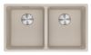 Picture of Franke Maris Double Bowl Inset Sink Fragranite Coffee 76cm